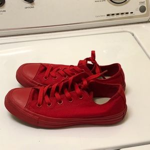 Rare, ALL red converse! Super cute!